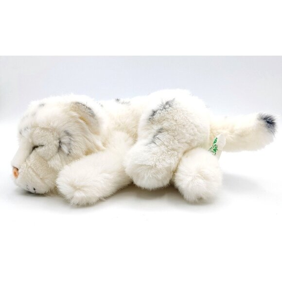 Rainforest Cafe Siberian White Tiger Sleeping Plush Stuffed Animal 10" - Picture 3 of 5